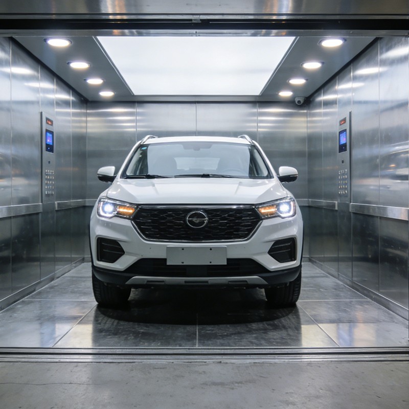 Car Lift In Residential Garage factory